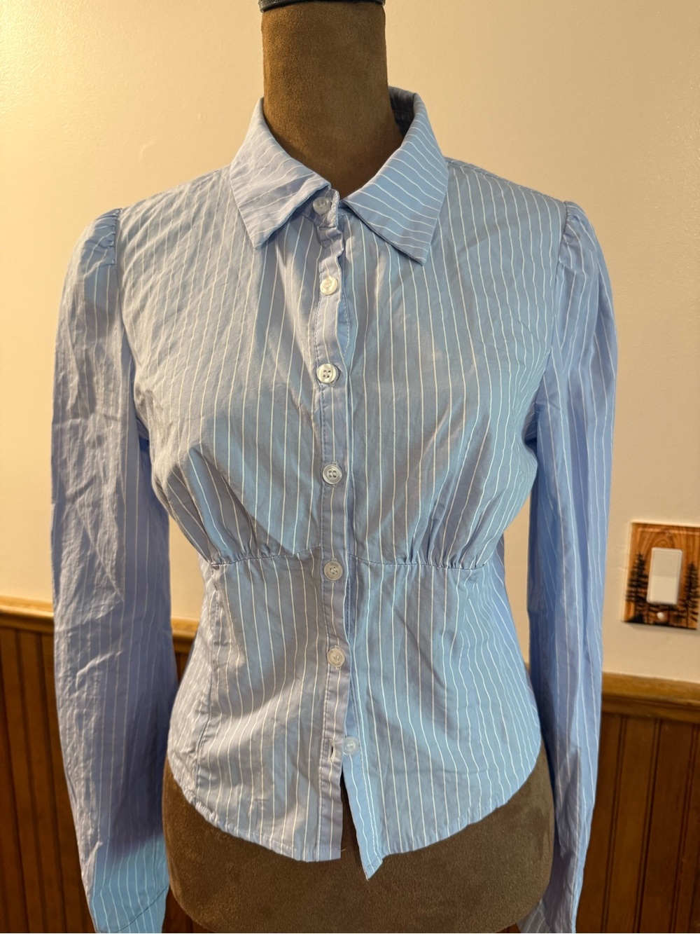 Edikted  Pinstripe Fitted shirt